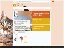 Tablet Screenshot of my-pet.org